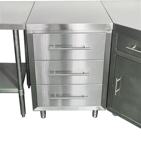 freestanding stainless steel cabinet|stainless steel kitchen cabinet drawers.